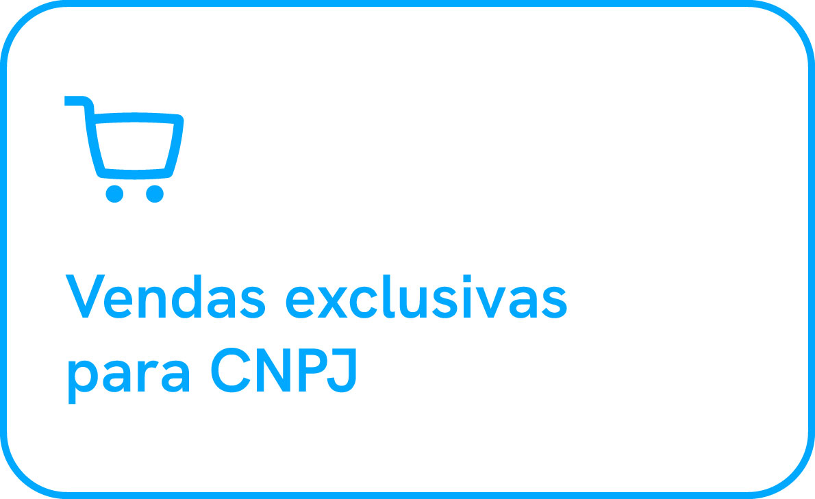 Vendas exclusivas para CNPJ