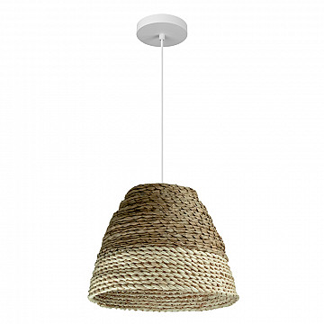 Pendente Nusa Fibra Natural 330cm - Ocre