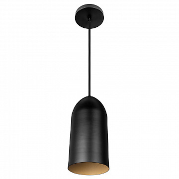 Pendente Otto Alumínio - Preto Liso