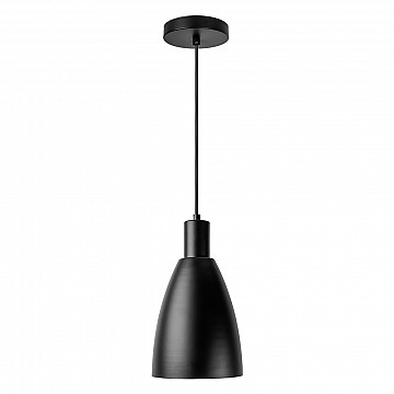 Pendente Ceci Alumínio 15cm – Preto Liso