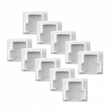 Kit Tampa | Perfil Sobrepor 17x16 10un - Branco Fosco