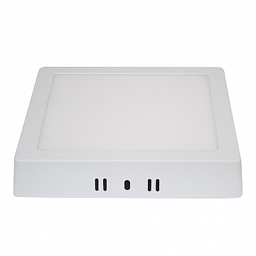 Painel LED TECH Slim Quadrado Sobrepor 12W 3.000K - Branco