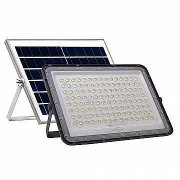 Refletor LED SOLAR 100W IP66 6.500K - Preto