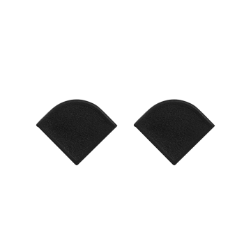 Kit 10 Tampas Plastica Perfil Canto 15x15mm