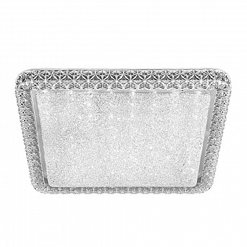 Plafon LED Shine Quadrado 24W Pontilhado Bivolt Temperatura Ajustável