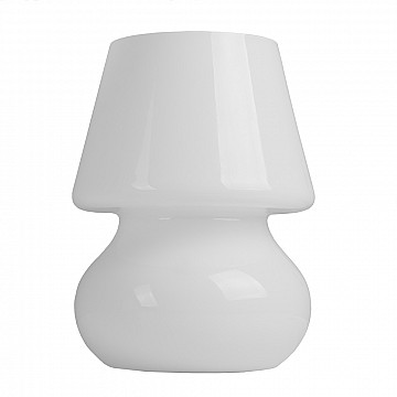 Luminária de Mesa Bliss Vidro - Branco