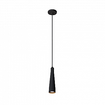 Pendente Tube Alumínio 20cm - Preto