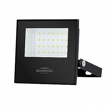 Refletor LED Play 30W Alumínio Bivolt IP66 Luz Verde