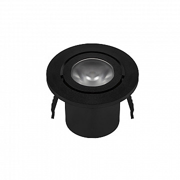 Spot Cabinet Nano LED Bivolt 1W 3.000K - Preto