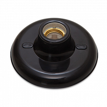 Plafonier Soquete E27 - Preto