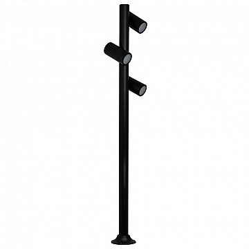 Poste Guben Alumínio 2,50m - Preto Fosco