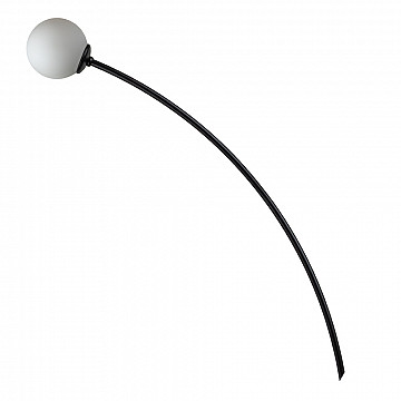 Balizador Kolibri 40cm - Preto Fosco