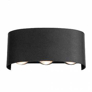 Arandela Bogen LED ABS Bivolt 6W 3.000K - Preto