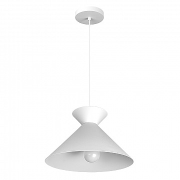 Pendente Guto Alumínio 30cm – Branco Fosco