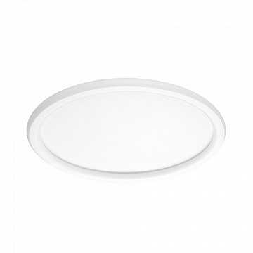 Plafon LED Alva Redondo 32W Bivolt 6.500K - Branco