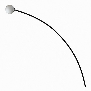 Balizador Kolibri 70cm - Preto Fosco