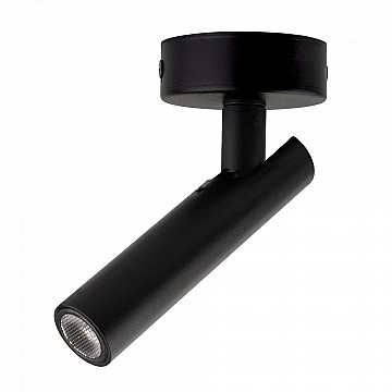 Spot Petit LED Sobrepor Bivolt 2W 3.000K - Preto
