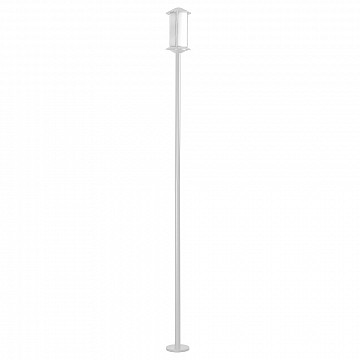 Poste Oriental Prime Alumínio - Branco Fosco