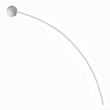 Balizador Kolibri 70cm - Branco Fosco