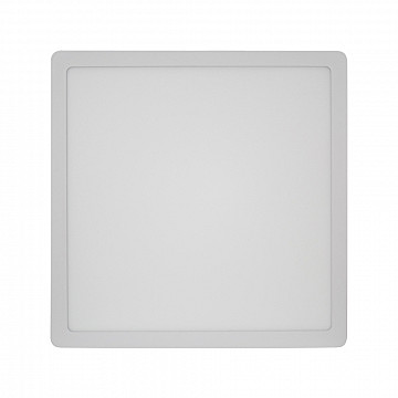 Painel LED Sobrepor Quadrado Alumínio 24W 6.500K - Branco