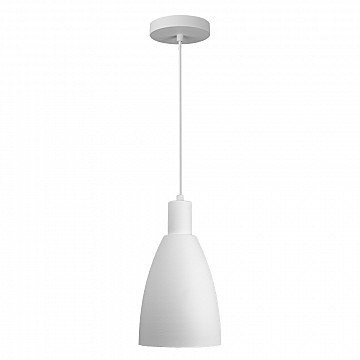 Pendente Ceci Alumínio 15cm – Branco Fosco