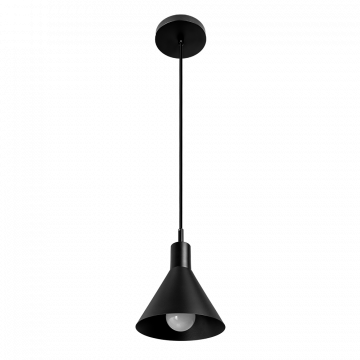 Pendente Toni Alumínio – Preto Liso