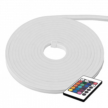 Fita LED Neon Slim 8W/m 12V RGB - 5m