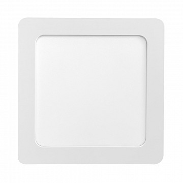 Painel LED Play ABS Sobrepor Quadrado 12W Bivolt 3.000K - Branco