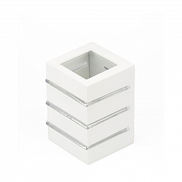 Arandela Flip 3 Aletas - Branco Fosco