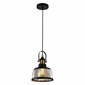 Pendente Soho Vintage - Vidro Âmbar com Preto