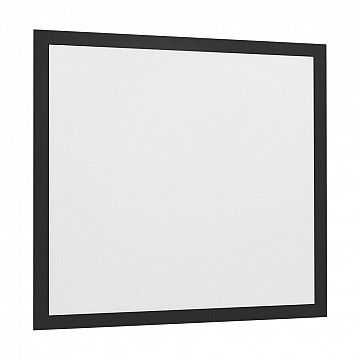 Painel LED Embutir Quadrado Alumínio Bivolt 40W 6.500K - Preto