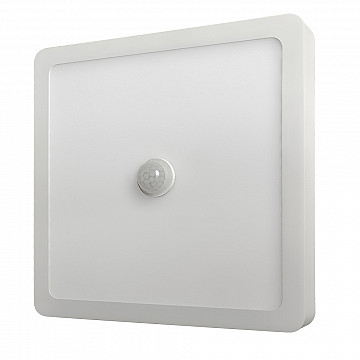 Painel LED Com Sensor Sobrepor Quadrado 18W 6.500K - Branco