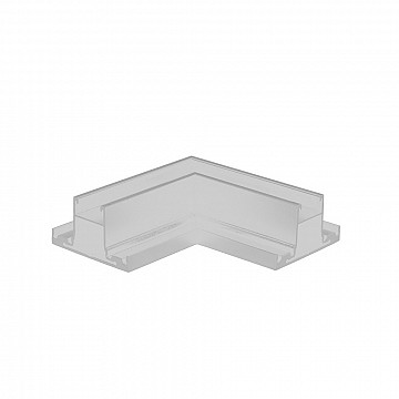 Emenda Perfil Decor Sobrepor Duplo 65x36 Teto-Teto - Branco