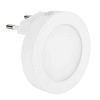 Luz Noturna LED Lisa Redonda 0,5W 3.000K - Branco