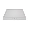Painel LED Sobrepor Quadrado Alumínio 24W 4.100K - Branco