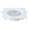 Spot LED Embutir Quadrado 8W 3.000K - Branco