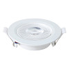 Spot LED Embutir Redondo 8W 3.000K - Branco