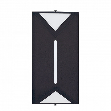 Arandela Planos 30cm - Preto Fosco