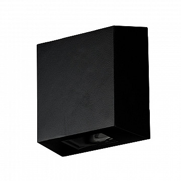 Arandela Slim 2 Fachos - Preto Fosco