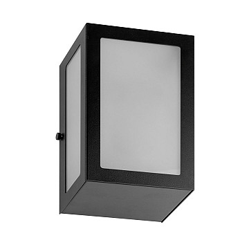 Arandela Verti Retangular 40W IP54 - Preto