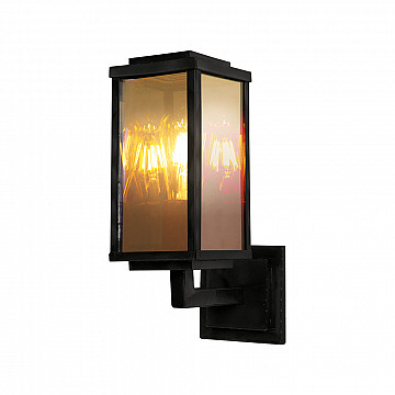 Arandela Vintage Cover 25cm - Preto