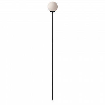 Balizador Dahlia Alumínio 60cm IP54 - Preto Fosco