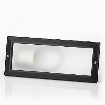 Balizador Einbau Sem Grade - Preto Fosco