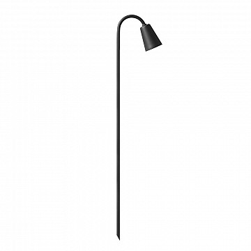 Balizador Faba Alumínio 80cm IP54 - Preto Fosco