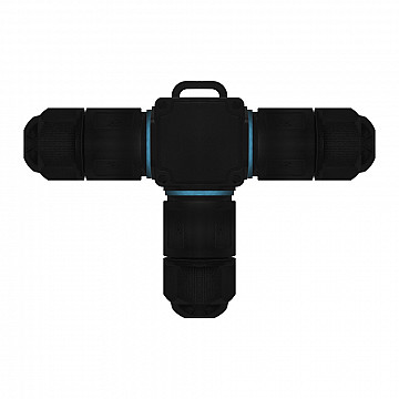Conector Impermeável T IP68 Bivolt - Preto