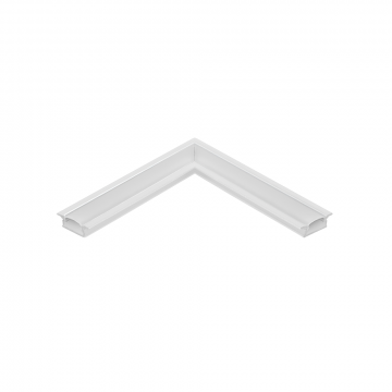 Emenda Perfil Embutir 24x7mm Teto-Teto - Branco Fosco