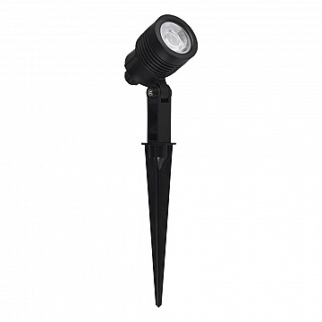 Espeto LED Clear 6W Luz Verde - Preto