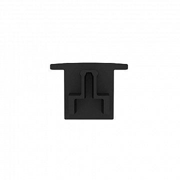 Kit 10 Tampas para Perfil 12x9mm - Preto
