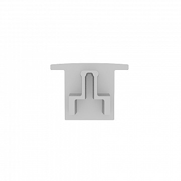 Kit 10 Tampas para Perfil 12x9mm - Branco Fosco
