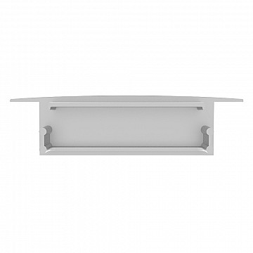 Kit 10 Tampas para Perfil 40x10mm - Branco Fosco